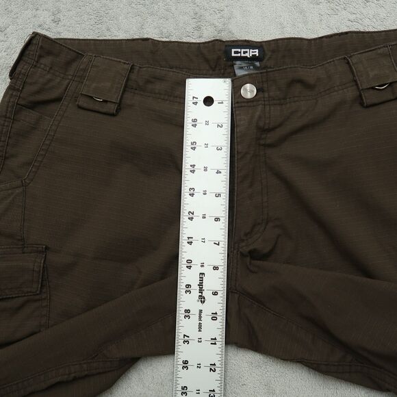 CQR Tactical Pants Women's Size 16R Brown Mid-Rise Cargo Straight 30" Inseam - Picture 8 of 15